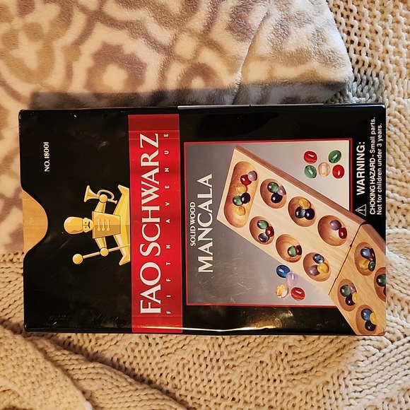 FAO Schwartz Solid Wood Mancala - Picture 1 of 12